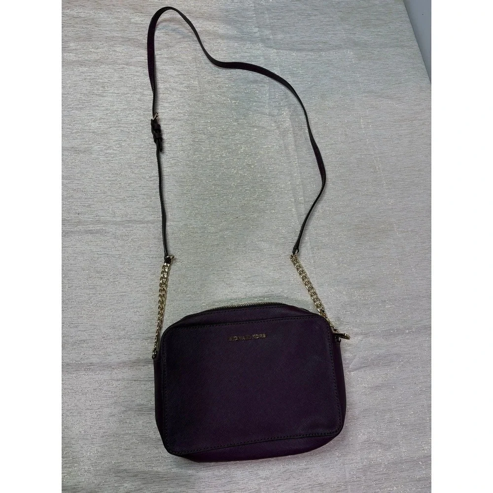 Michael Kors Purple Jet Set Travel crossbody
